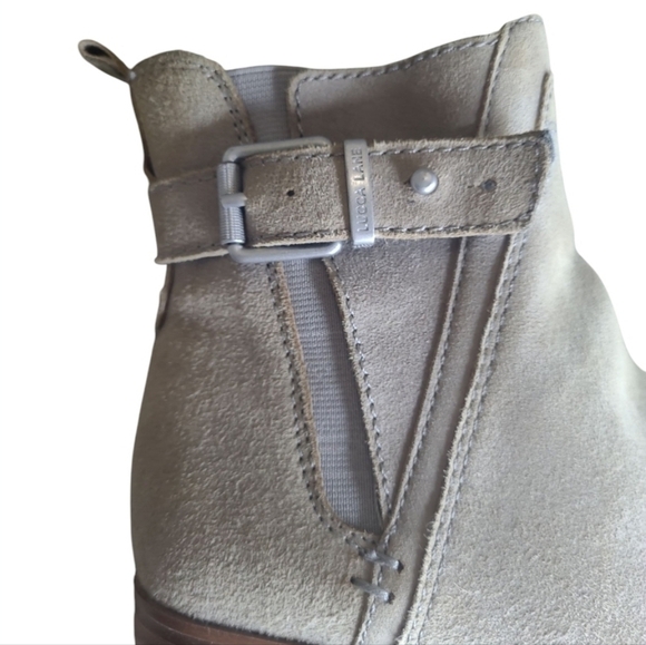 Lucca Lane Meyna Taupe Suede Ankle Boots – Size 7 - Picture 12 of 15